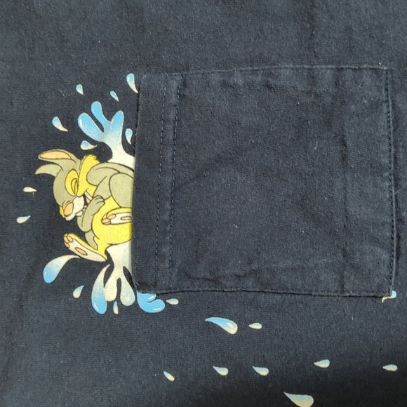 Vintage Disney Classics Jerry Leigh Bambi and Thumper T-shirt Size Large in Blue - Picture 3 of 9
